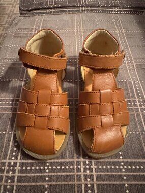 Naturino Italian Leather Fisherman Sandals EU 26 | Premium Toddler Shoes